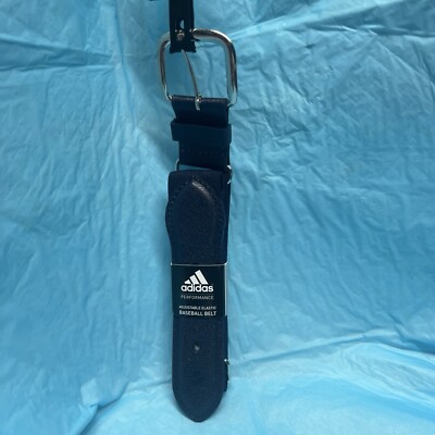 Adidas Performance Adjustable Baseball Belt Youth Sz~ 18''-32'' NAVY BLUE