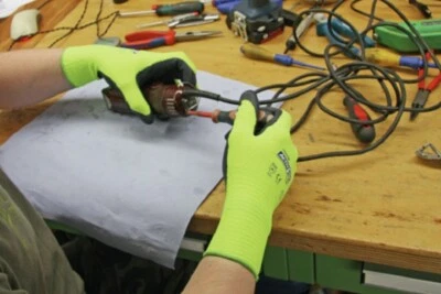 Kerbl 297275 ActivGrip Lite Gr. 11/XXL gelb TOWA Latexbeschichtung Handschuhe