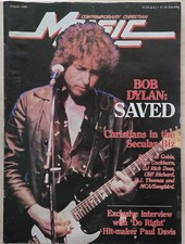 CCM MAGAZINE - 1980 AUGUST  BOB DYLAN  BRUCE COCKBURN PAUL DAVIS  LARGE ISSUE