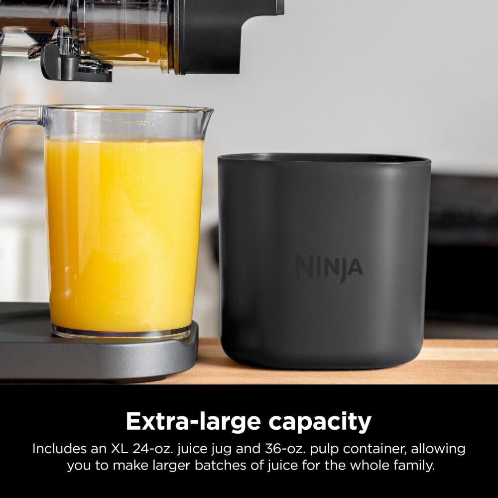 USED Ninja NeverClog Cold Press Juicer Charcoal JC151 READ USED Ninja NeverClog Cold Press Juicer Charcoal JC151 READ