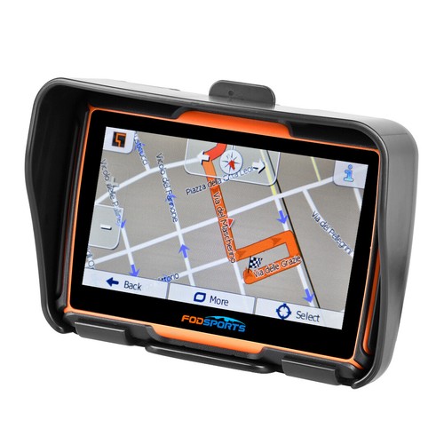 4.3 Waterproof Motorcycle GPS Navigator 8G Flash Bluetooth Navigation SAT NAV - Picture 9 of 13