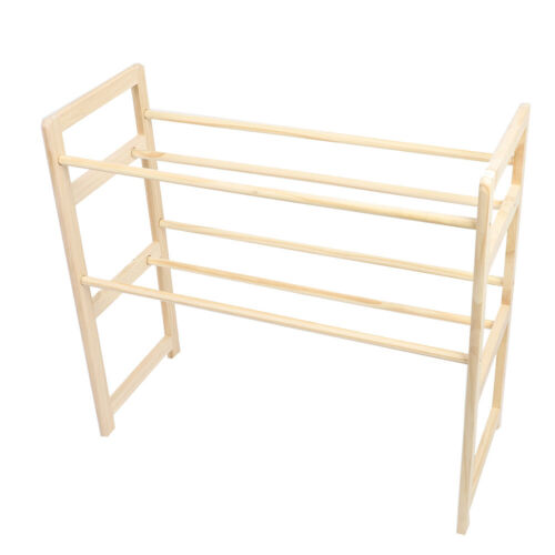 Wooden Kids Children Toy Storage Rack shelf with 6 Bags tidy Organizer Playroom - Picture 13 of 17