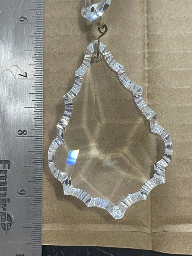 VTG Crystal Chandelier Maria Theresa Chandelier Parts - 8 Crystal Prism Strands - Picture 8 of 12