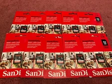 Lot of 10pcs 32gb Sandisk SDHC FLASH memory card for NIKON CANON SONY SDHC cam