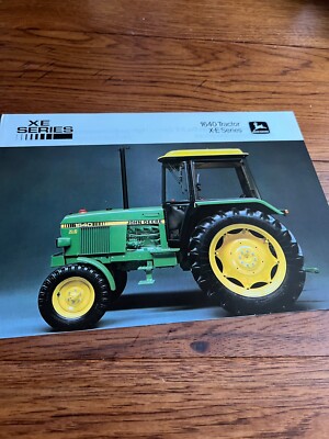John Deere 1640 X-E Series Tractor English For 1985 Brochure AMIL21 