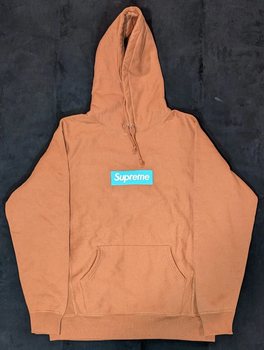 Supreme Box Logo Hoodie Brown