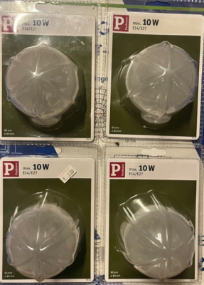 4x  Paulmann Deco Glas Globe 85mm max. 10W E14 / E27 80mm 875.36 Neu
