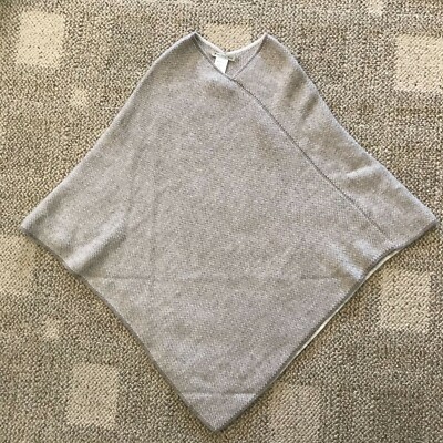 Fratelli Talli Womens Sweater Poncho Beige One Size Made in Italy