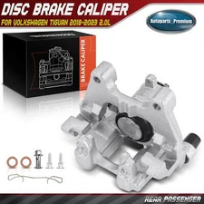 Rear Right Brake Caliper with Bracket for Volkswagen Tiguan 2018-2023 L4 2.0L