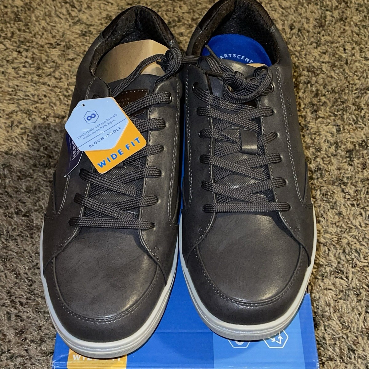 Nunn Bush Men\'s Size 9.5 M Aspire Oxford Dress Sneaker Charcoal Gray 85043-013 Nunn Bush Men main image 3