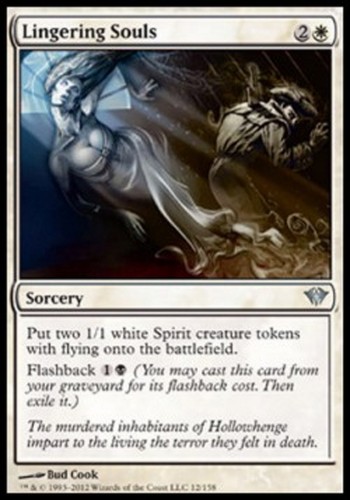 *MRM* FR/VF 4x �mes persistantes (Lingering Souls ) MTG Dark ascension - 第 1/1 張圖片