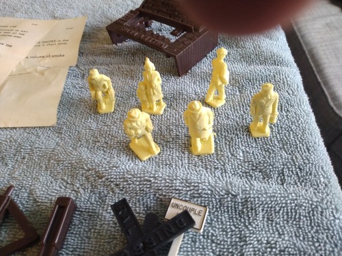 Marx Big Rail Work Train Set VTG Made In USA - Picture 12 of 18