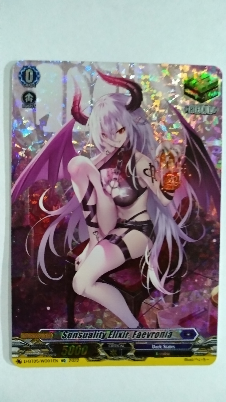 Cardfight Vanguard CFV D-BT05 1x Sensuality Elixer, Faevronia World ...