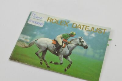 ROLEX BOOKLET MANUAL ROLEX DATEJUST 1992 DEUTSCH