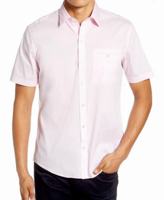 Zachary Prell Baumann Regular Fit Shirt Pink 2XL NWT $128