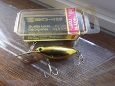 Older Pre Rapala Storm Hot n Tot,H- 104, Gold Black