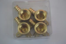4 x Sungator Brass Drop Ear Elbow 1/2" Threaded FNPT to 1/2" Pex Tube Lead Free