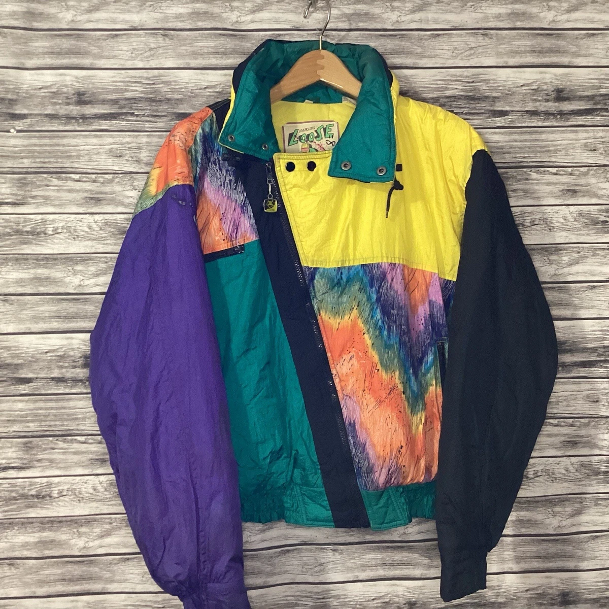 HANG TEN Puffer Jacket Vintage 90s Hang Ten Down jacket Hang Ten