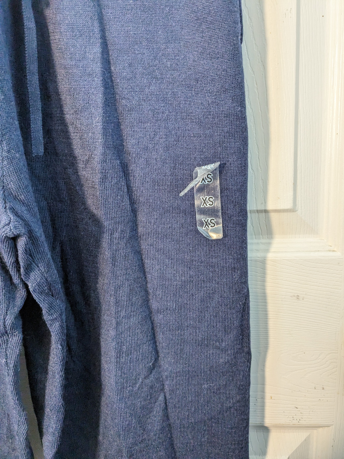 NEW JW Anderson Uniglo Navy Blue Merino Wool Blend XS Joggers Sweats Leisure