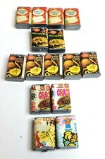 Vintage Dollhouse Mini Boxes Kitchen Food Betty Crocker Minute Rice Corn Crackos