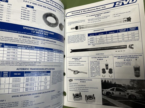 96 Ford Motorsport SVO Performance Equipment Catalog 1996 - Picture 11 of 12