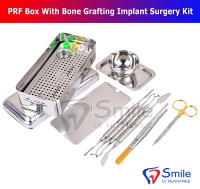 SMILE DENTALE Dental PRF Box GRF System Platelet Rich Fibrin Set Implant Surgery Membrane Kit