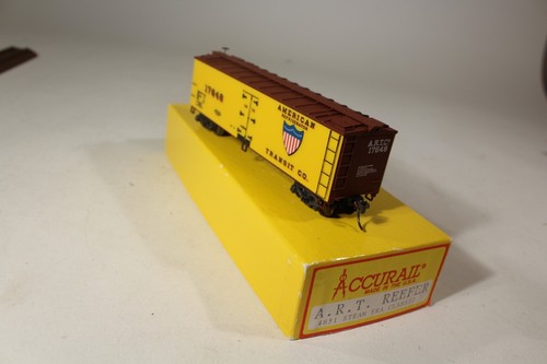 Refrigerador Accurail escala HO ART 40 ' #17658 - ruedas de metal + acopladores KD EXCELENTE | Zustand: Used