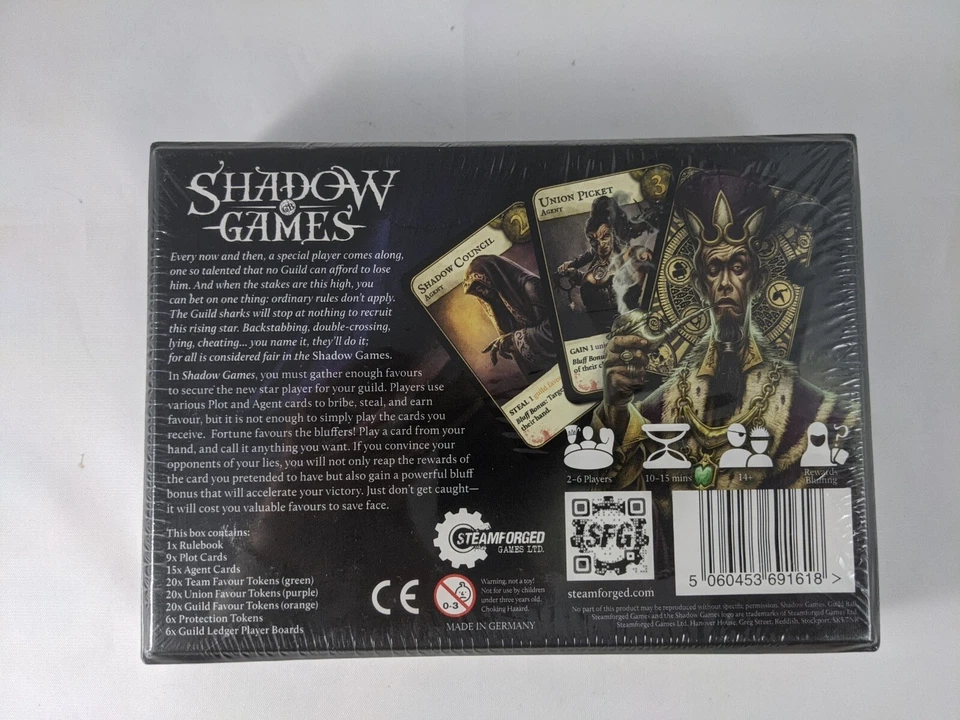 Shadow Games: The Card Game by Steamforged Games New Sealed - Image 2 of 2
