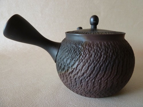 Tokoname Japanische Teekanne,Kyusu,Gyokko,Handmade,handgefertig - Bild 2 von 8