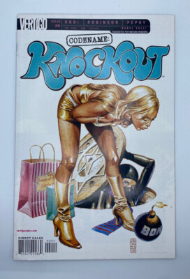 Codename Knockout #20 March 2003 DC Vertigo Comics Sexy COVER Rodi RObinson 