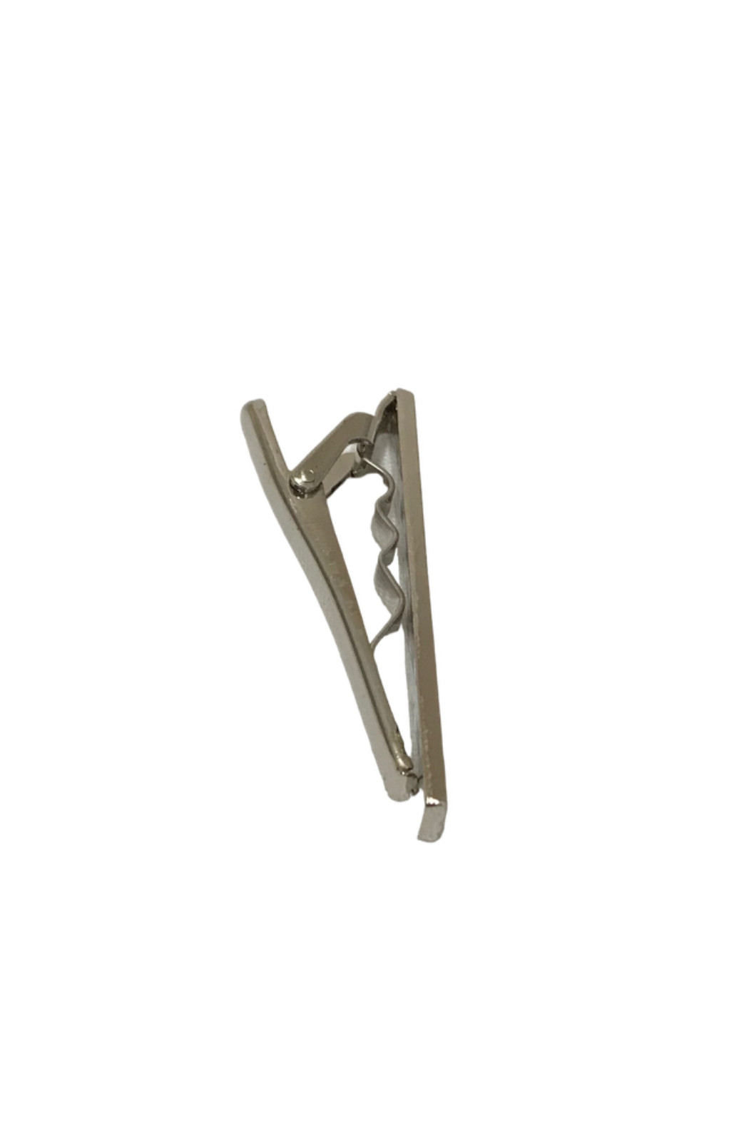 Thin Design Parallel Lines Silver Tone Quality Mo… - image 7