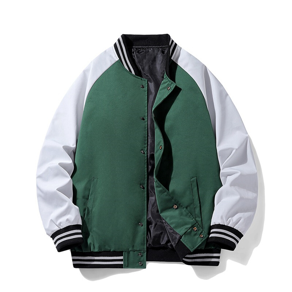 Mens Bomber Jacket Sports Baggy Coat 