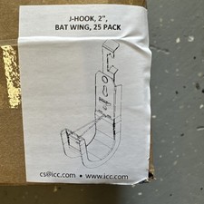 ICC J-HOOK 2in BAT WING 25PK ICCMSJHW44 UPC 633758092968 - Installation Equip...