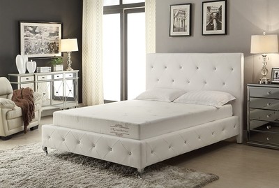 ALOE Infused Memory Foam Mattress in a Box, Roll-Compressed, 3-Layer Extra Fi...