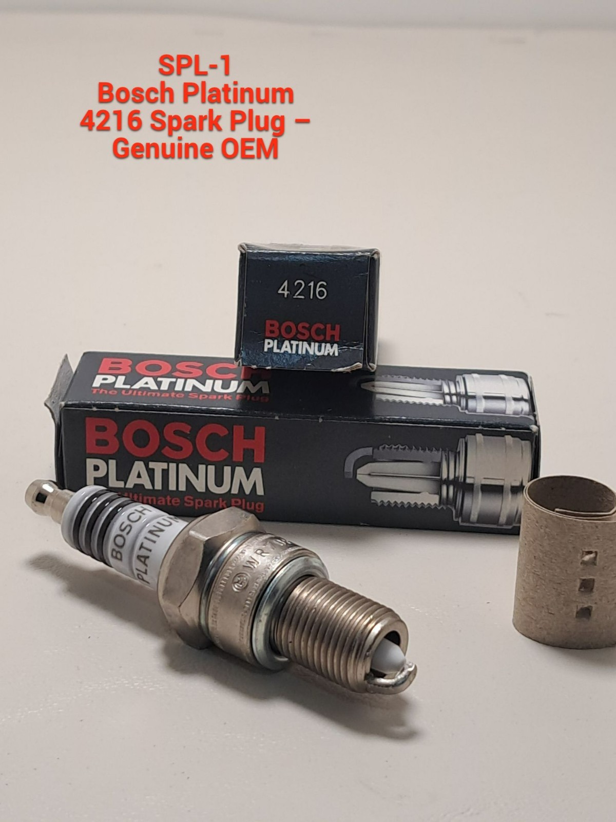 4 Bosch Platinum 4216 Spark Plugs New Old Stock NIB Vk10