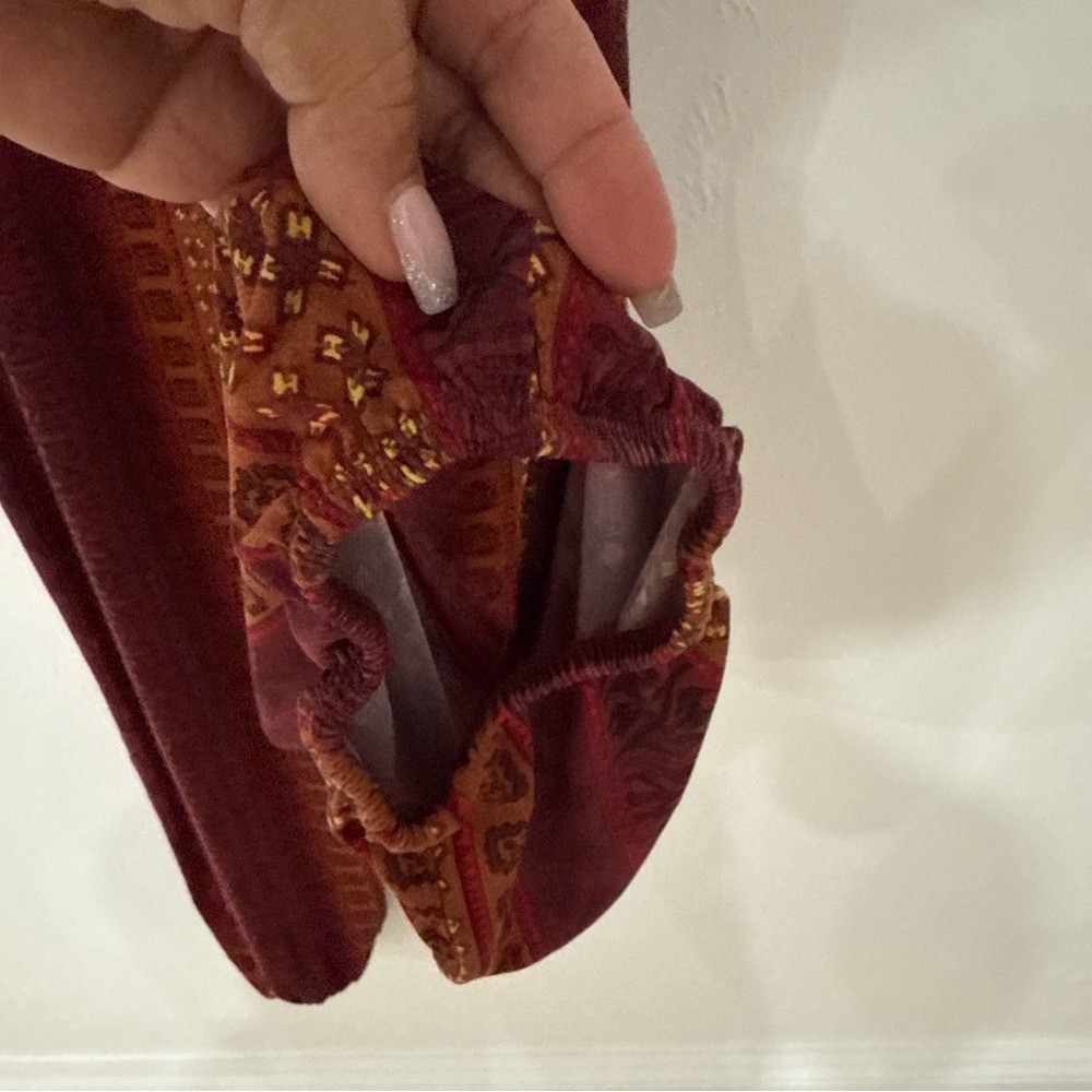 BCBGeneration Burgundy Patterned Jumpsuit - image 7