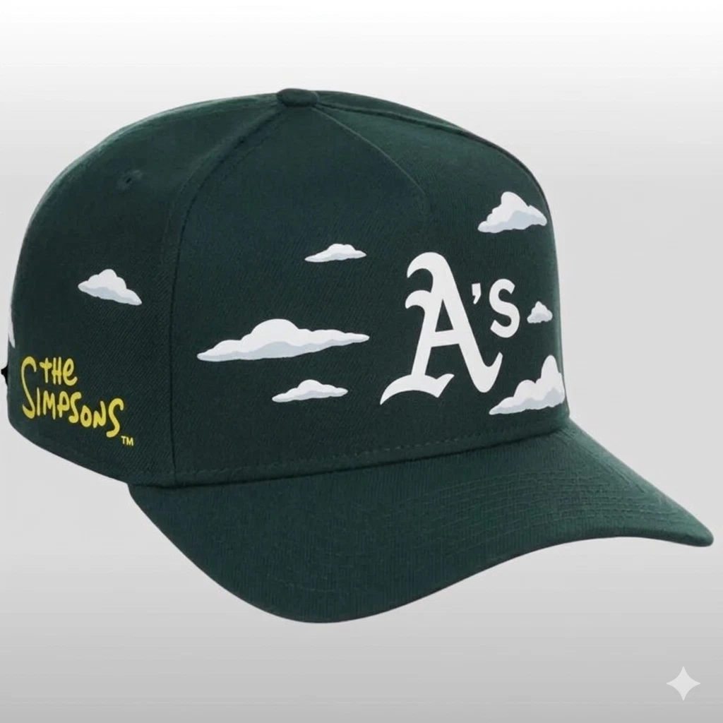 2026 Oakland Athletics The Simpsons Clouds Hat