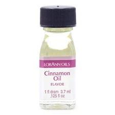 Lorann Cinnamon Oil SS Flavor, 1 Dram Bottle (.0125 Fl Oz - 3.7Ml)