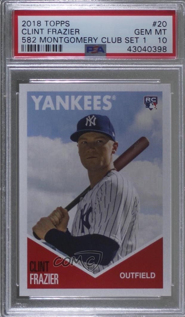 2018-19 Topps TOPPS 582 MONTGOMERY CLUB SET 1 #20 Clint Frazier front