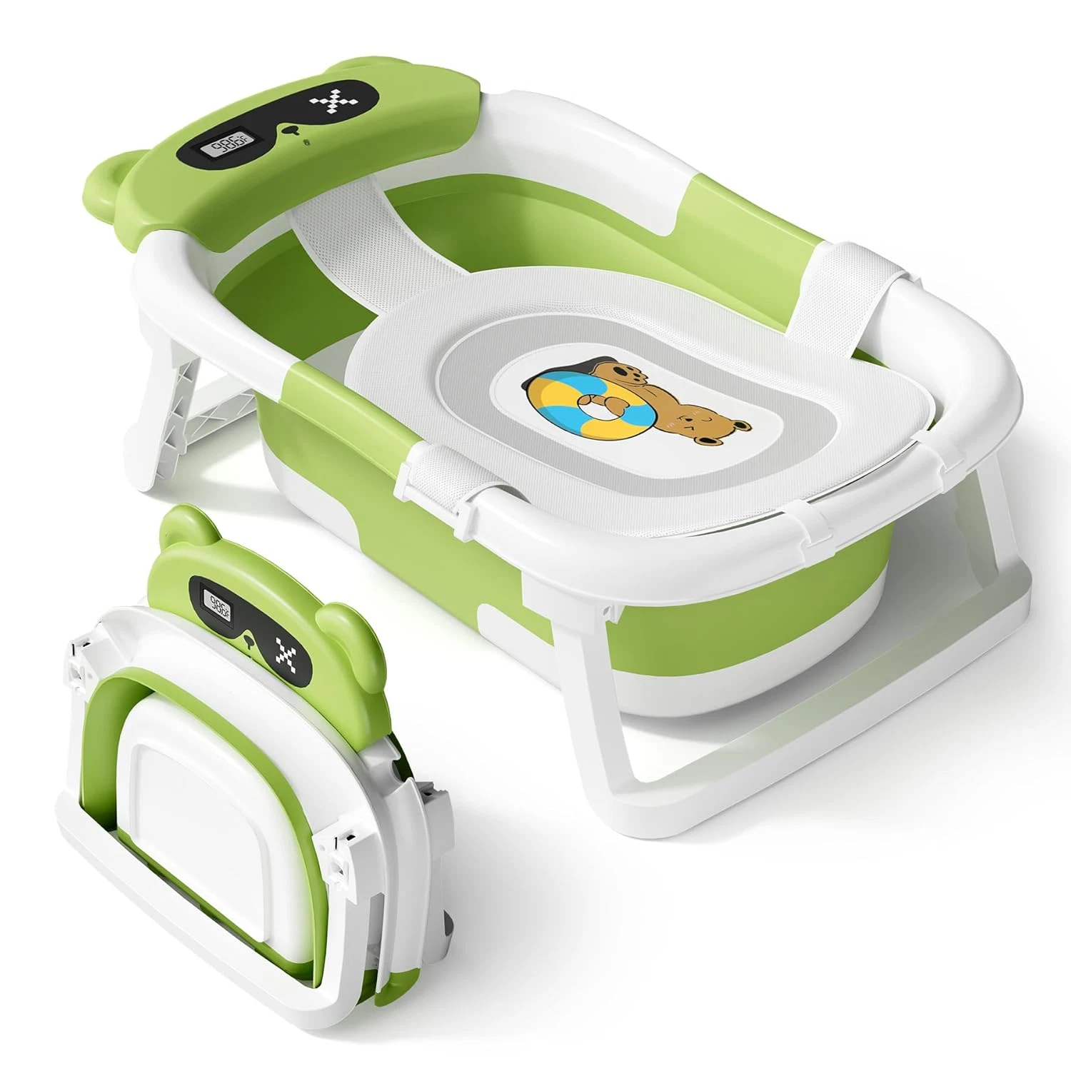Baby Bathtub,Collapsible Bathtub for Newborn to Toddler,Durable Essential Infant