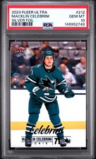 2024 UD FLEER ULTRA SILVER FOIL #212 MACKLIN CELEBRINI PSA 10