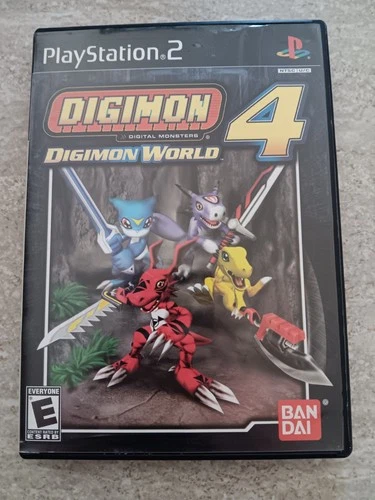 Digimon World 4 (Sony PlayStation 2, 2005) Case And Disc, No manual, Tested