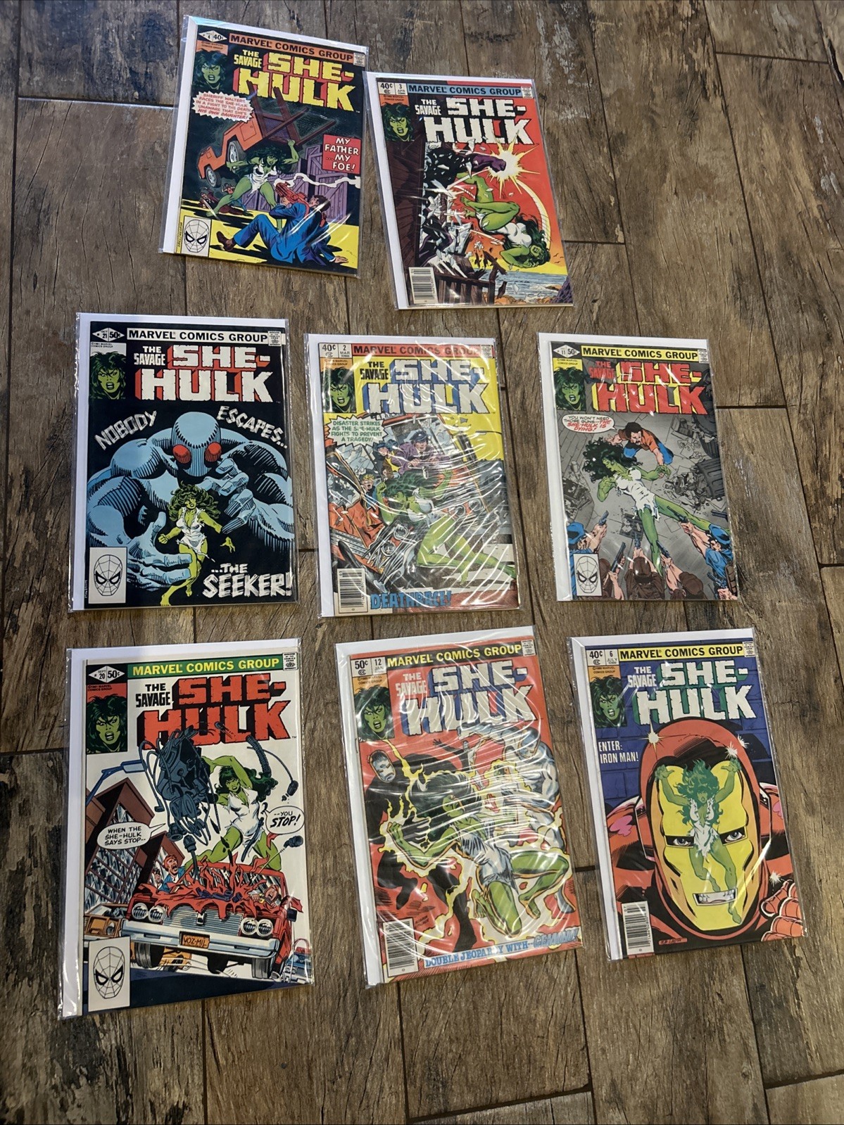 Lot Of 8 Comics Savage  She-Hulk 2 3 4 6 11 12 20 21 Marvel Comic