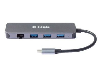 D-Link DUB-2334 Dockingstation USB-C HDMI 1GbE