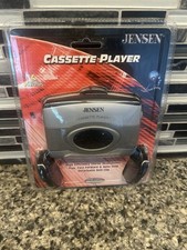 Jensen SC-6 Cassette Player High Efficiency Stereo Headphones New/Sealed
