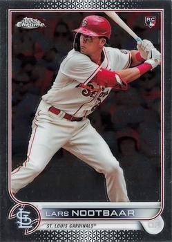 2022 Topps Chrome #19 Lars Nootbaar St. Louis Cardinals Rookie Card RC