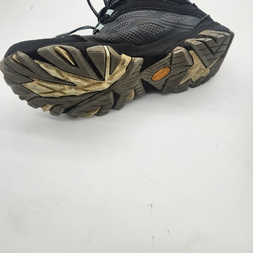MERRELL scarpe da trekking donna granito taglia 10 grigio antracite Vibram Moab hi-top - Foto 5 di 11