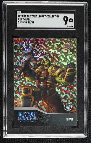 2023 Upper Deck Blizzard Legacy Collection DISCO 98/99 Thrall #24 SGC 9 MINT r9d