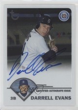2003 Topps Retired Signature Edition Auto Darrell Evans #TA-DE Auto 0o9