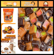 Individually Wrapped Caramel Candy Mix - 2 lbs, 150 Count - Creamy Chewy Treats,